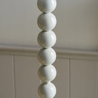 Higgledy Floor Lamp Base In Gloss Almond White Finish 113860