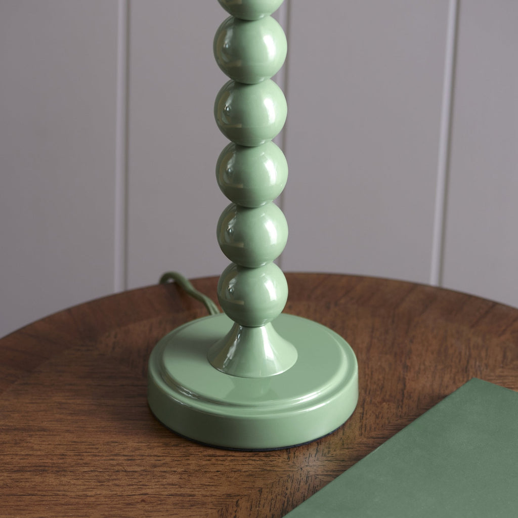 Higgledy Table Lamp Base In Gloss Cotswold Green Finish 113861
