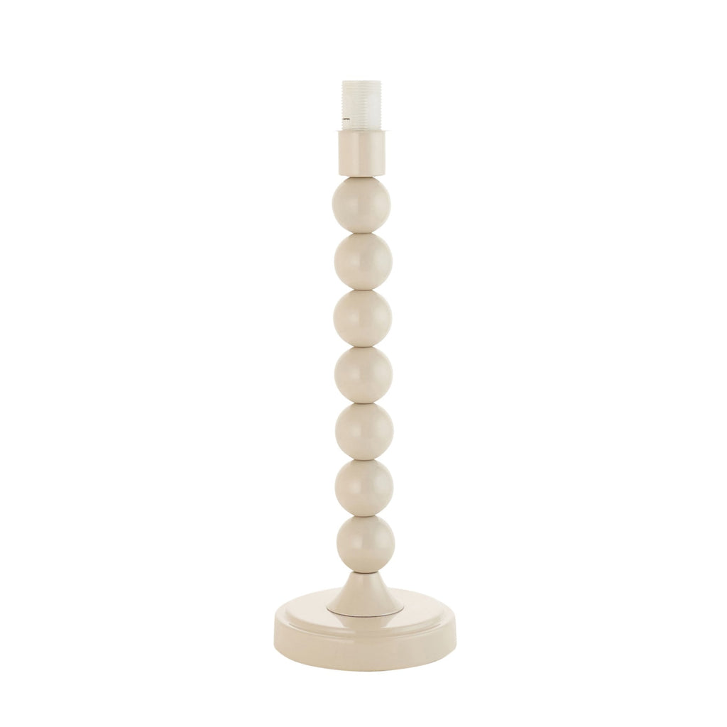 Higgledy Table Lamp Base In Gloss Almond White Finish 113863