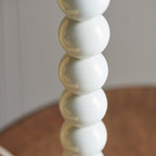 Higgledy Table Lamp Base In Gloss Almond White Finish 113863