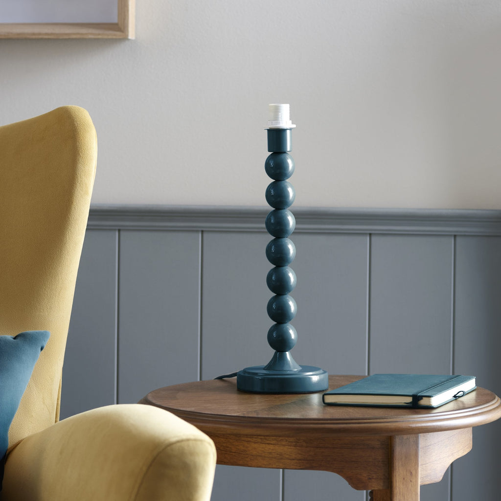 Higgledy Table Lamp Base In Gloss Marlin Blue Finish 113862
