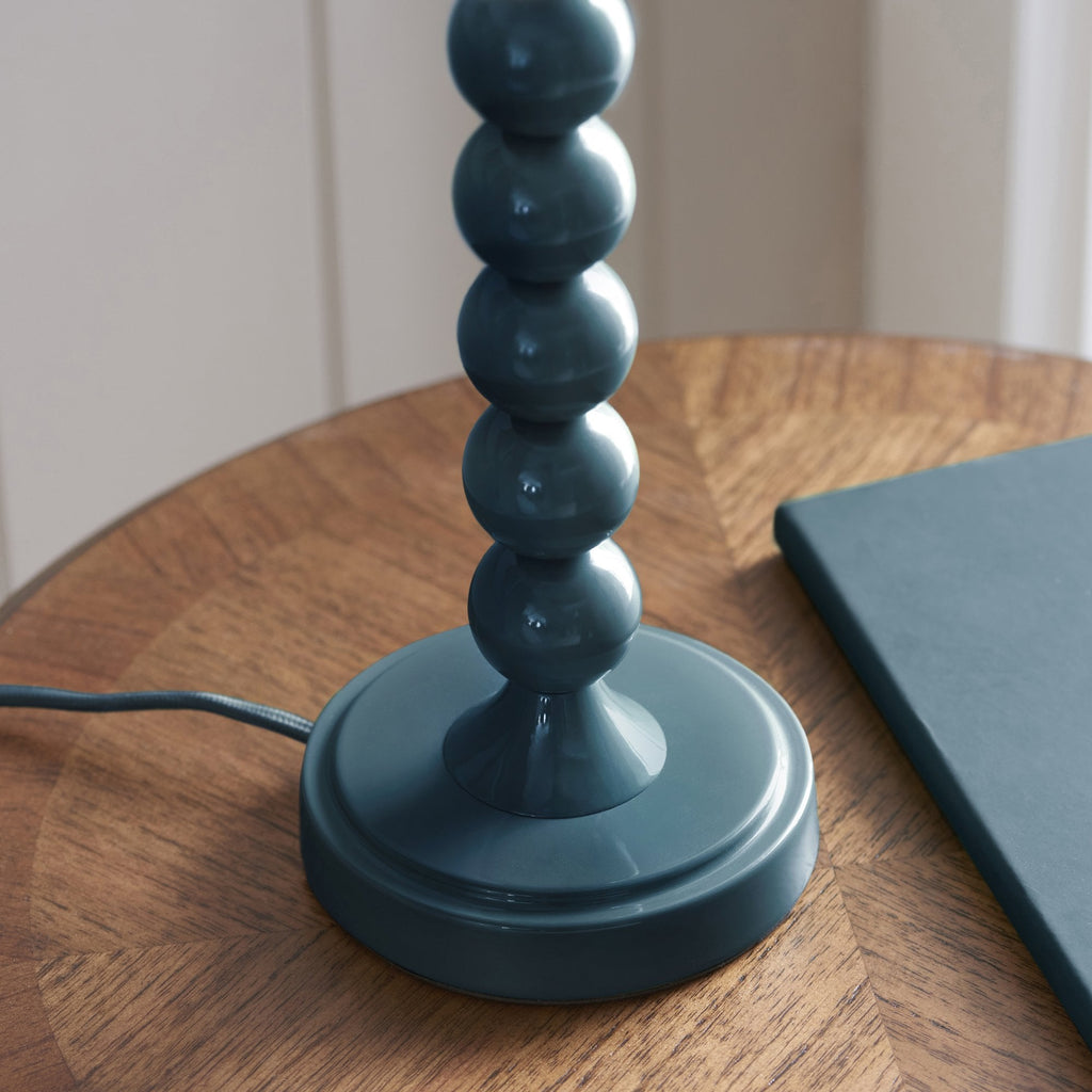 Higgledy Table Lamp Base In Gloss Marlin Blue Finish 113862