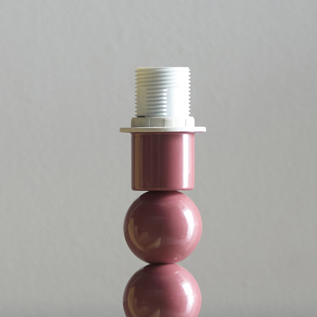 Higgledy Table Lamp Base In Gloss Pink Clay Finish 111282