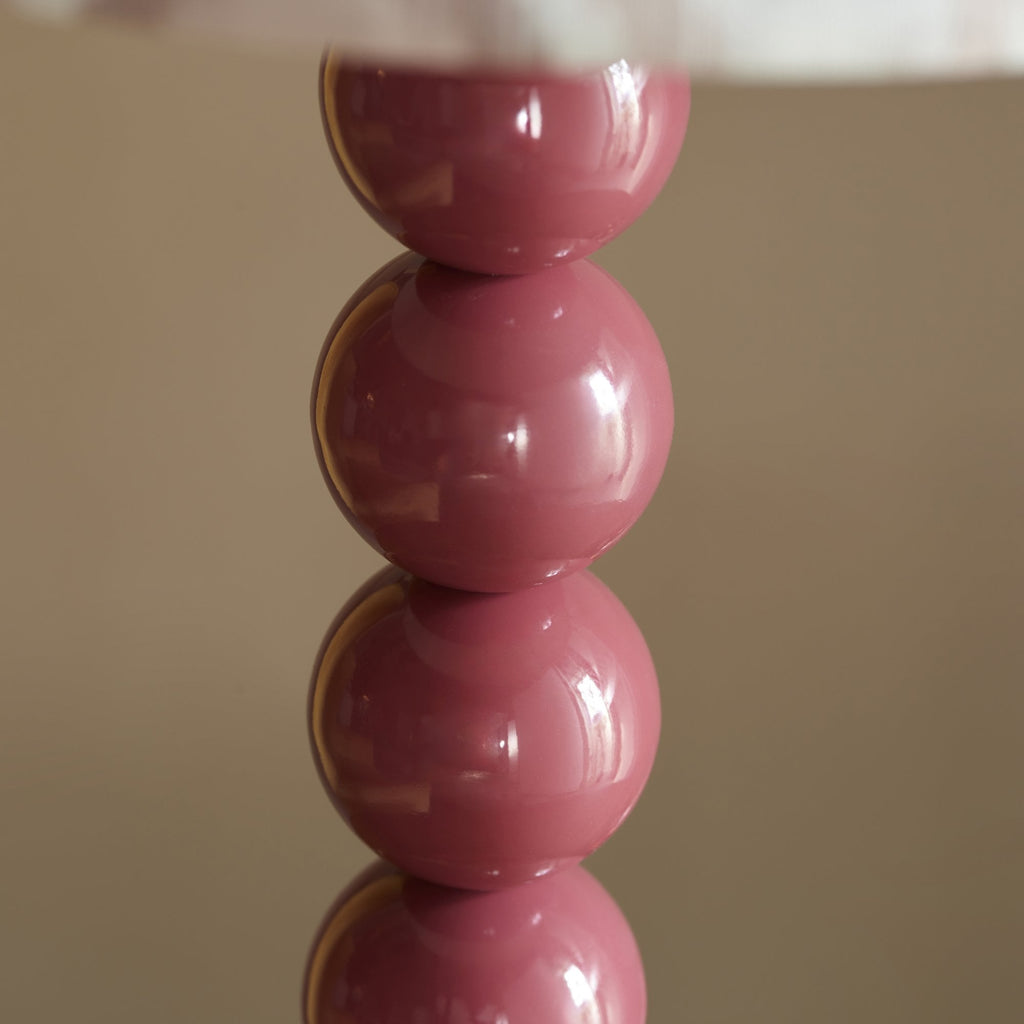 Higgledy Table Lamp Base In Gloss Pink Clay Finish 111282