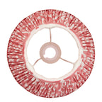Ikat Contemporary 25 cm Tapered Lamp Shade In Coral Pink 111339