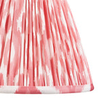 Ikat Contemporary 25 cm Tapered Lamp Shade In Coral Pink 111339