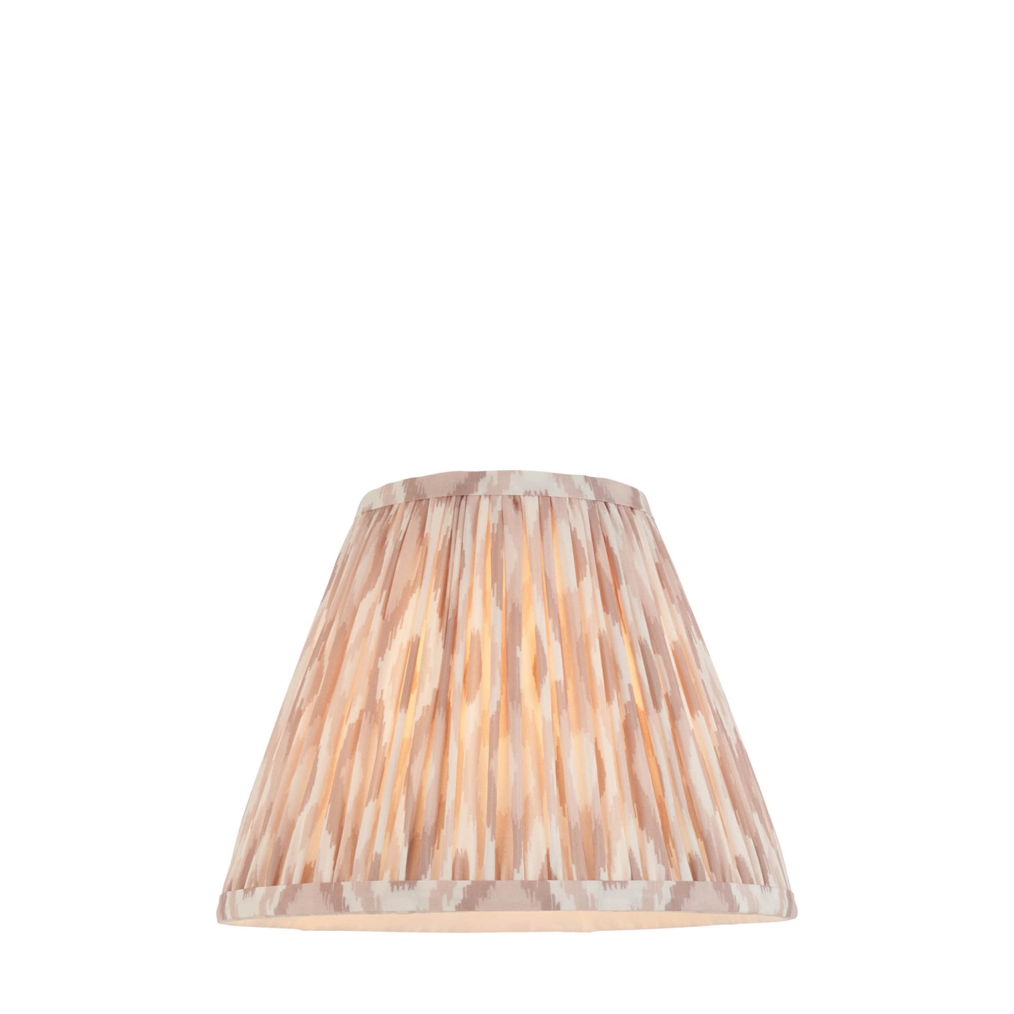 Ikat Contemporary 25 cm Tapered Lamp Shade In Neutral Finish 113225
