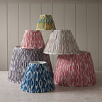 Ikat Contemporary 25 cm Tapered Lamp Shade In Neutral Finish 113225