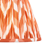 Zigzag Contemporary 25 cm Tapered Lamp Shade In Apricot Orange 113072