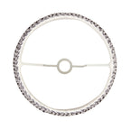 Ripple Contemporary 40 cm Tapered Lamp Shade In Pearl Grey 112929