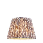 Ikat Contemporary 40 cm Tapered Lamp Shade In Pearl Grey 113087