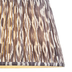 Ikat Contemporary 40 cm Tapered Lamp Shade In Pearl Grey 113087