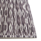 Ikat Contemporary 40 cm Tapered Lamp Shade In Pearl Grey 113087