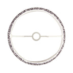 Ikat Contemporary 40 cm Tapered Lamp Shade In Pearl Grey 113087