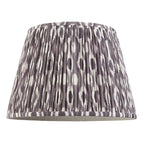 Ikat Contemporary 40 cm Tapered Lamp Shade In Pearl Grey 113087