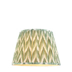 Zigzag Contemporary 40 cm Tapered Lamp Shade In Cotswold Green 113069