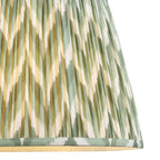 Zigzag Contemporary 40 cm Tapered Lamp Shade In Cotswold Green 113069