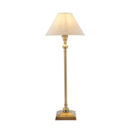 Lille Table Lamp In Antique Brass Finish With Natural Linen 22cm Shade 118122