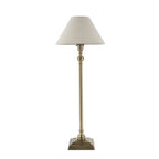 Lille Table Lamp In Antique Brass Finish With Natural Linen 22cm Shade 118122