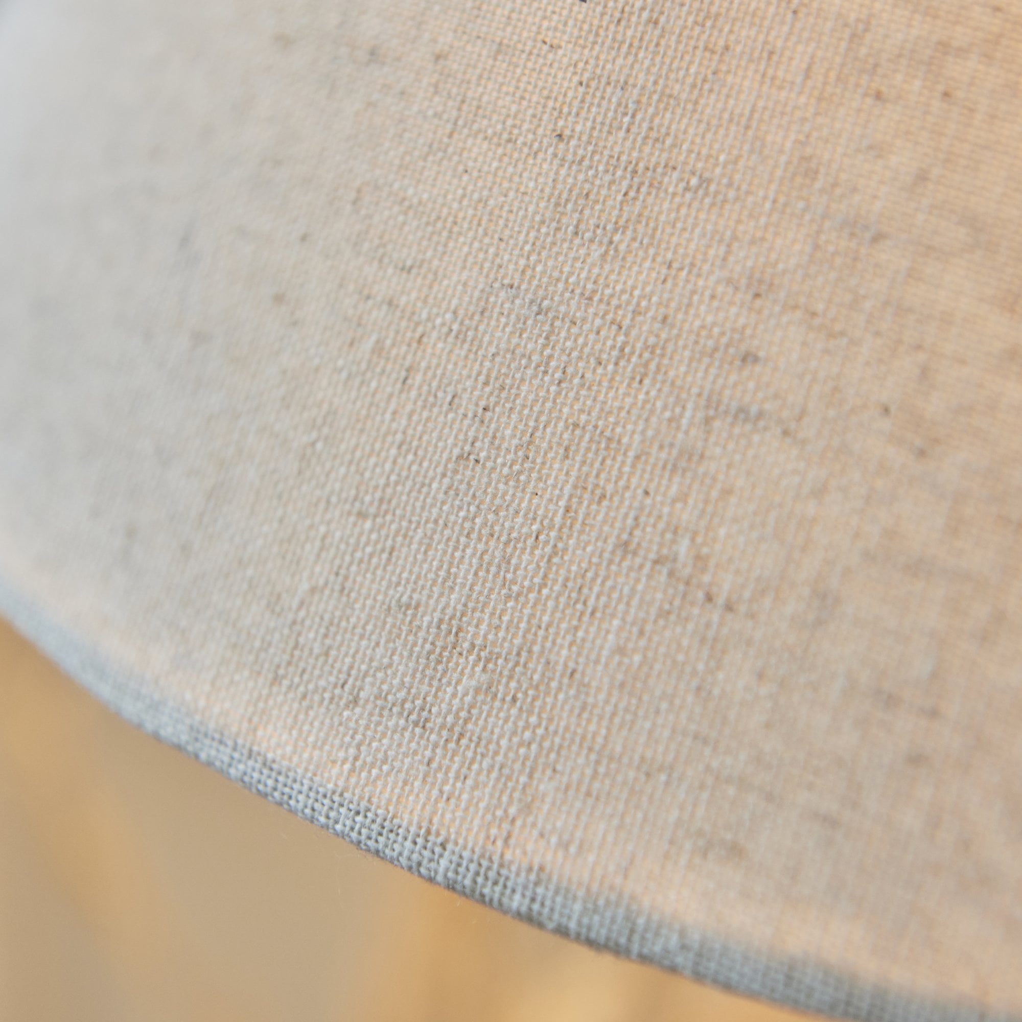 Lille Table Lamp In Matt Black Finish With Natural Linen 31cm Shade 117828