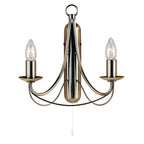 6342-2AB Maypole Antique Brass Wall Light
