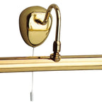 3008PB Polished Brass 35cm Traditional Picture Light