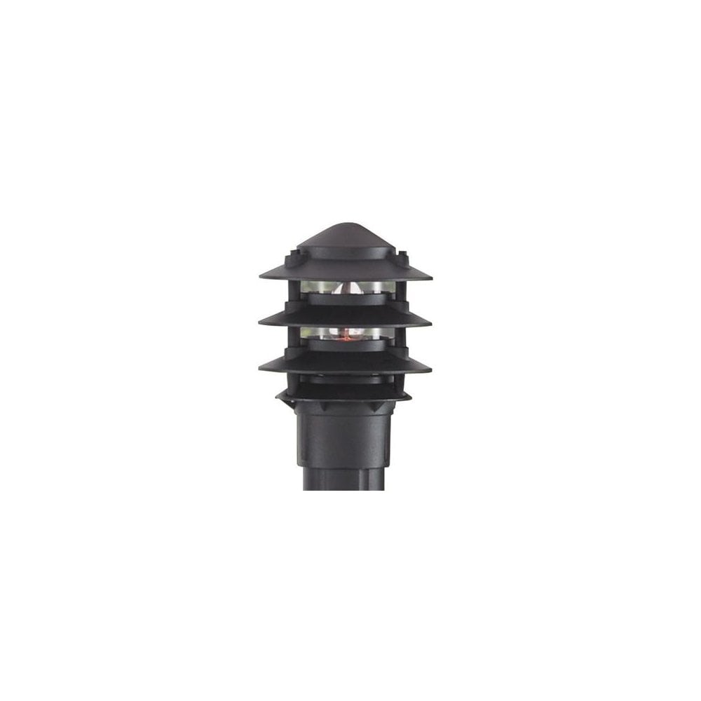 1075-450 Black Outdoor 4500 Bollard Post Light