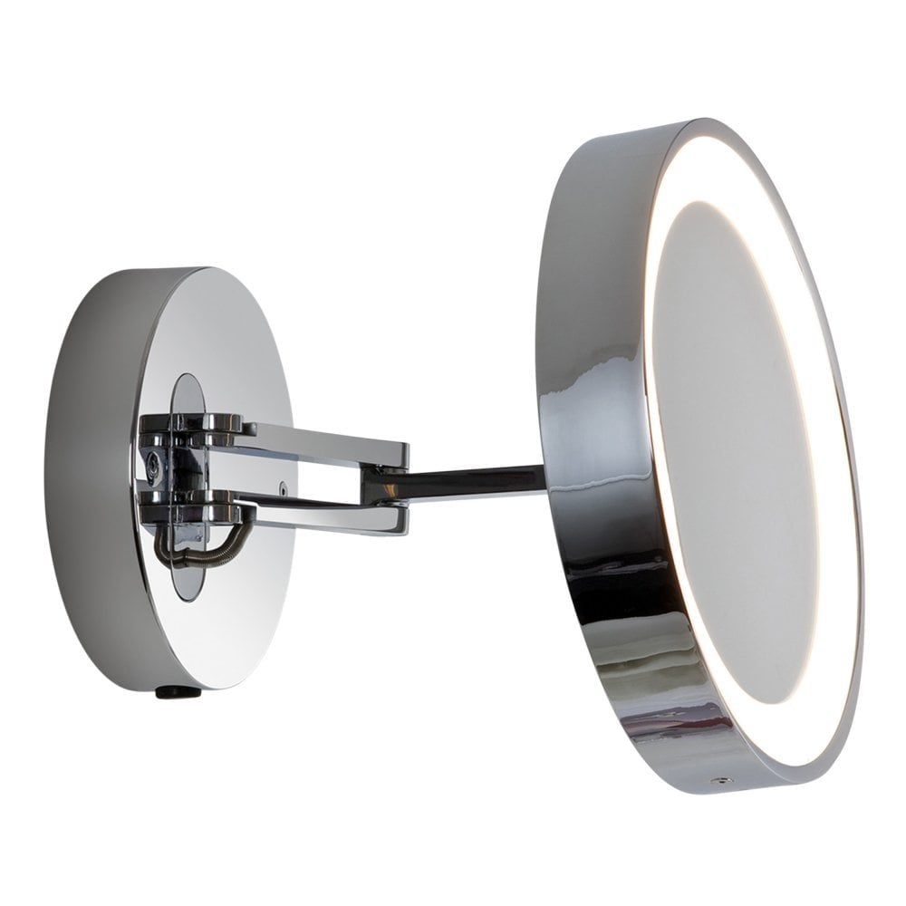 Catena LED Extendable Bathroom Mirror Wall Light In Polished Chrome Finish IP44 1137003