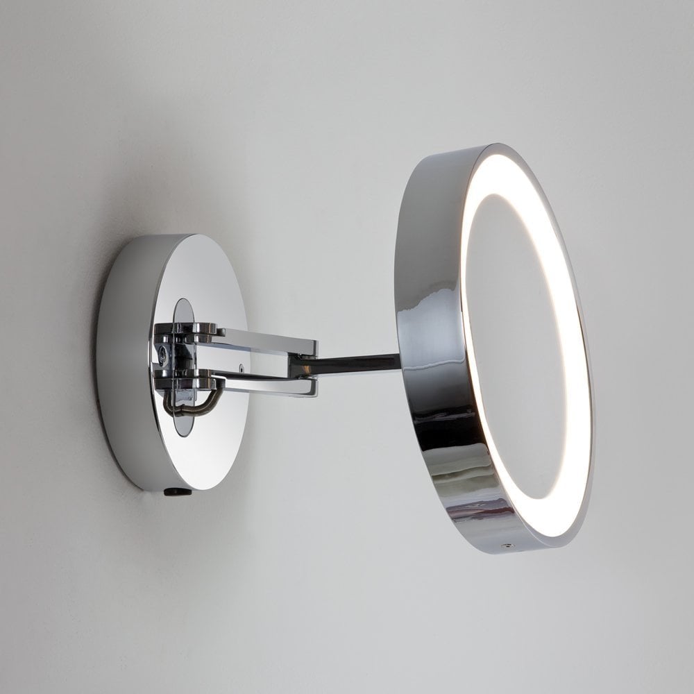 Catena LED Extendable Bathroom Mirror Wall Light In Polished Chrome Finish IP44 1137003