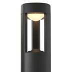 EL-40076 Outdoor Aluminium LED Textured Grey Finish Lamp Post