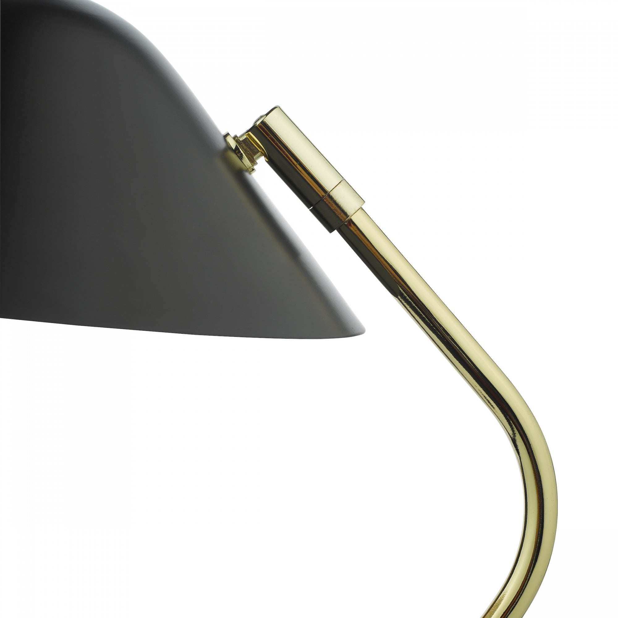 Erna Task Table Lamp In Polished Brass And Satin Black Finish ERN4122