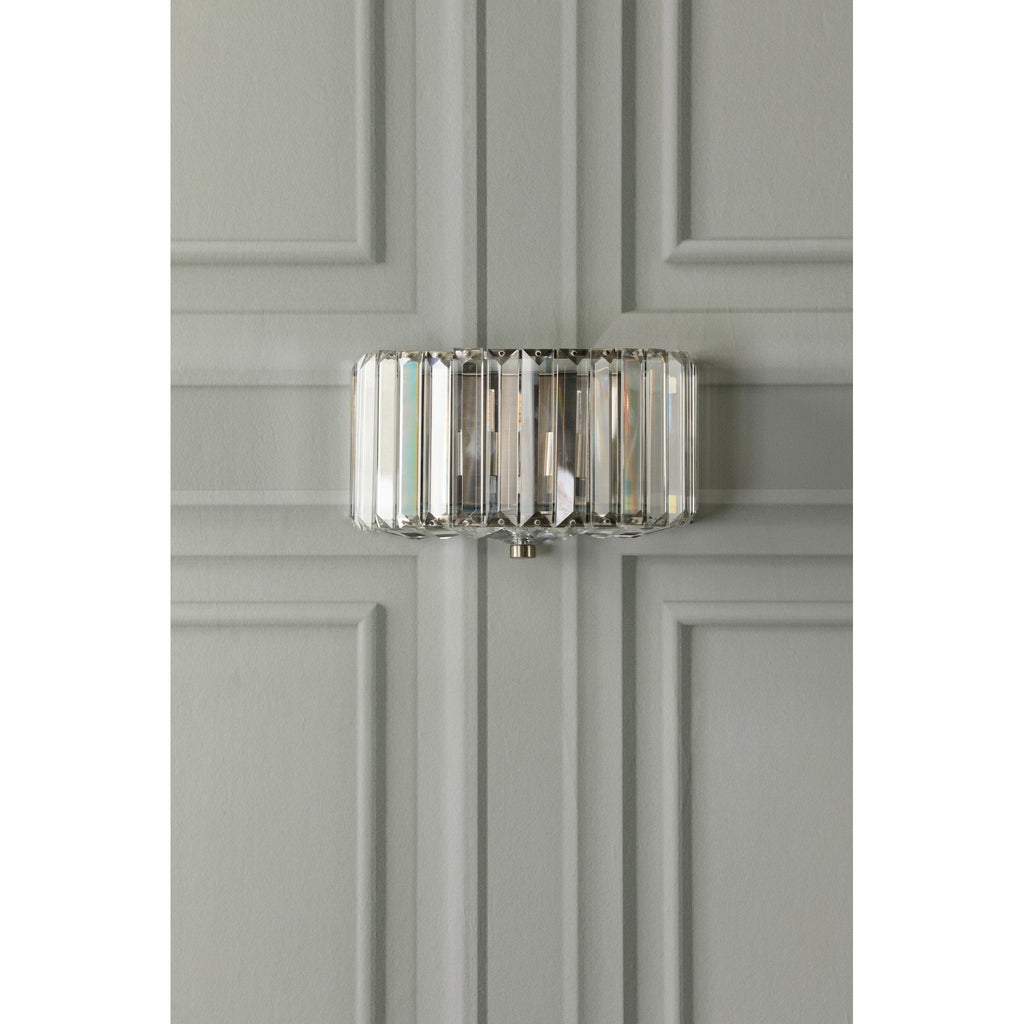 Fernhurst Wall Light In Antique Brass Finish And Crystal Glass LA3756454-Q