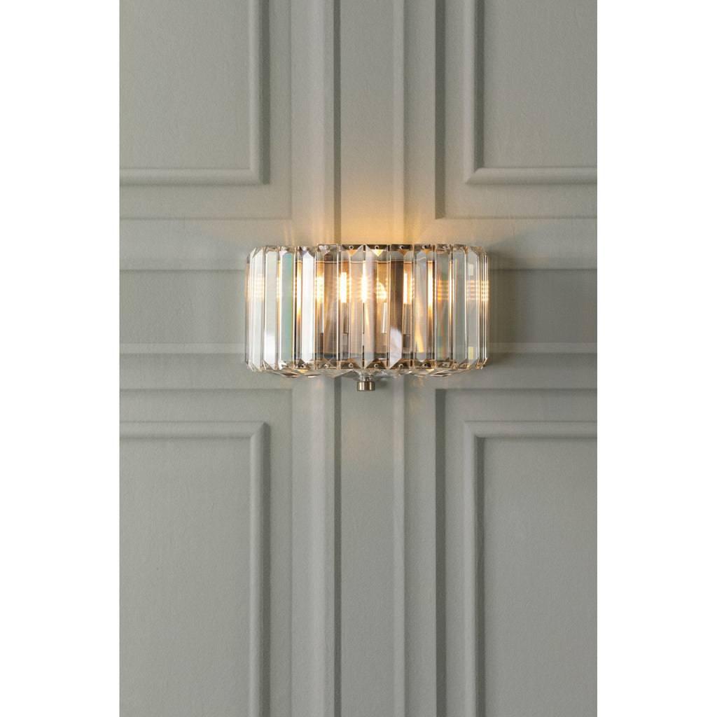 Fernhurst Wall Light In Antique Brass Finish And Crystal Glass LA3756454-Q