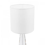 Blake Portable LED Crystal Glass Table Lamp With Ivory Shade LA3756513-Q