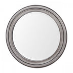 Tate Round Mirror In Distressed Grey Finish 60 cm LA3756496-Q