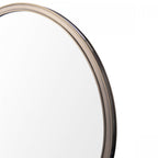 Harrington Round Mirror In Antique Brass Finish LA3756498-Q