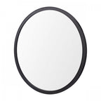 Harrington Round Mirror In Matt Black Finish LA3756497-Q