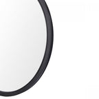Harrington Round Mirror In Matt Black Finish LA3756497-Q
