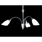 Contemporary Ceiling Pendant Light In Satin Chrome Finish THLC-1865
