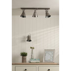 Rufus Single Wall Spotlight In Industrial Nickel Finish LA3756465-Q