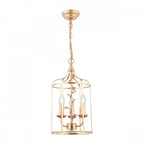 Halton 3 Light Ceiling Pendant Light In Distressed Gold Leaf LA3756509-Q