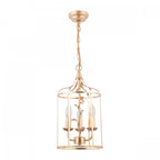 Halton 3 Light Ceiling Pendant Light In Distressed Gold Leaf LA3756509-Q