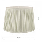 Hemsley Silk Shade In Sage Finish 30.5cm/12 inch LA3756089-Q