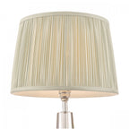 Hemsley Silk Shade In Sage Finish 30.5cm/12 inch LA3756089-Q