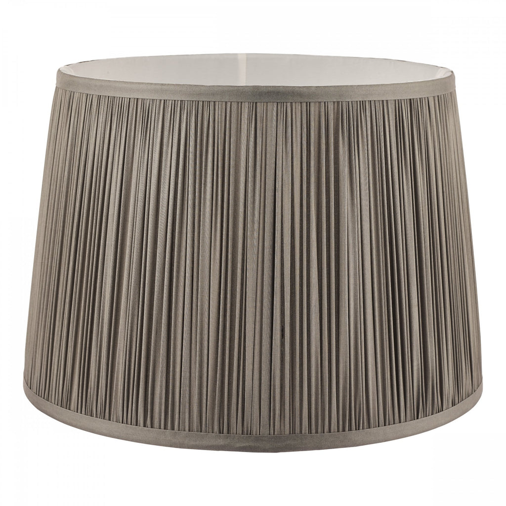 Hemsley Silk Shade In Grey Finish 40.5cm/16 inch LA3756104-Q