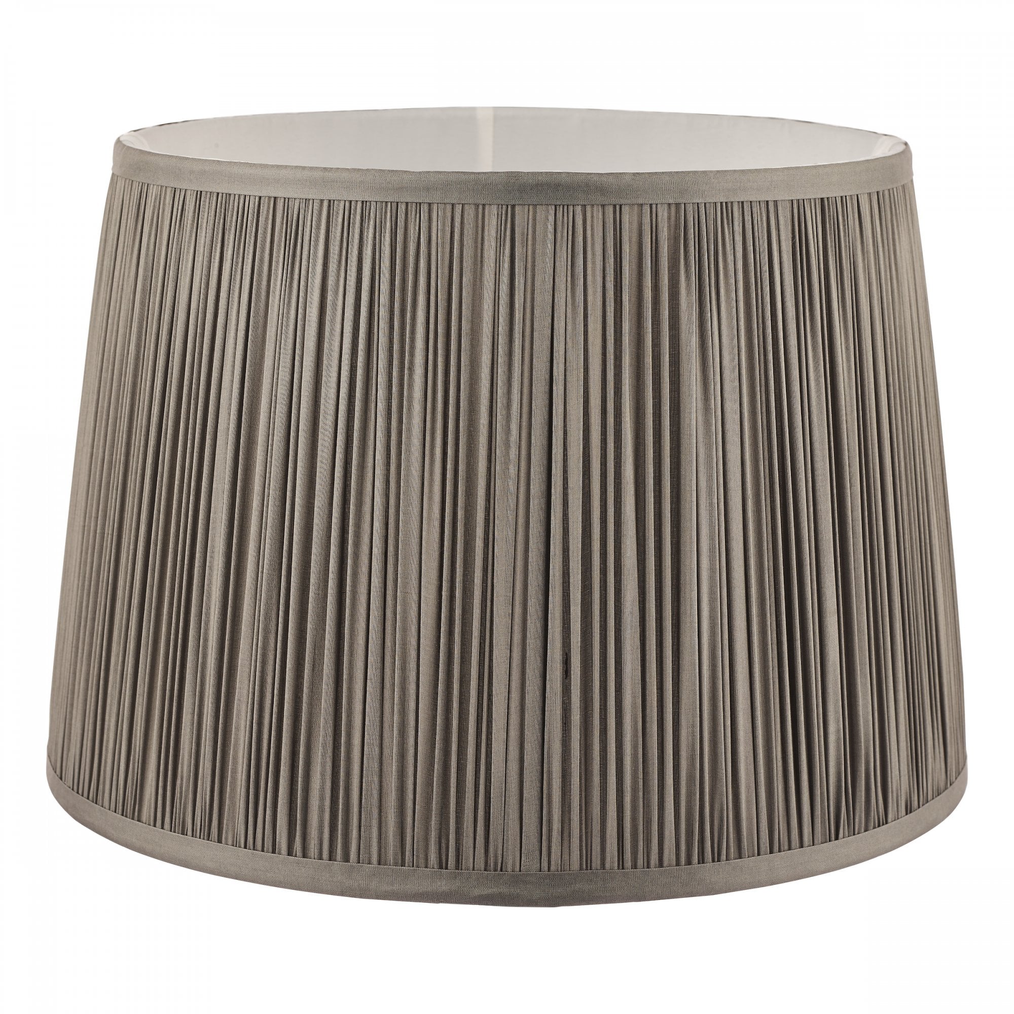 Hemsley Silk Shade In Grey Finish 40.5cm/16 inch LA3756104-Q