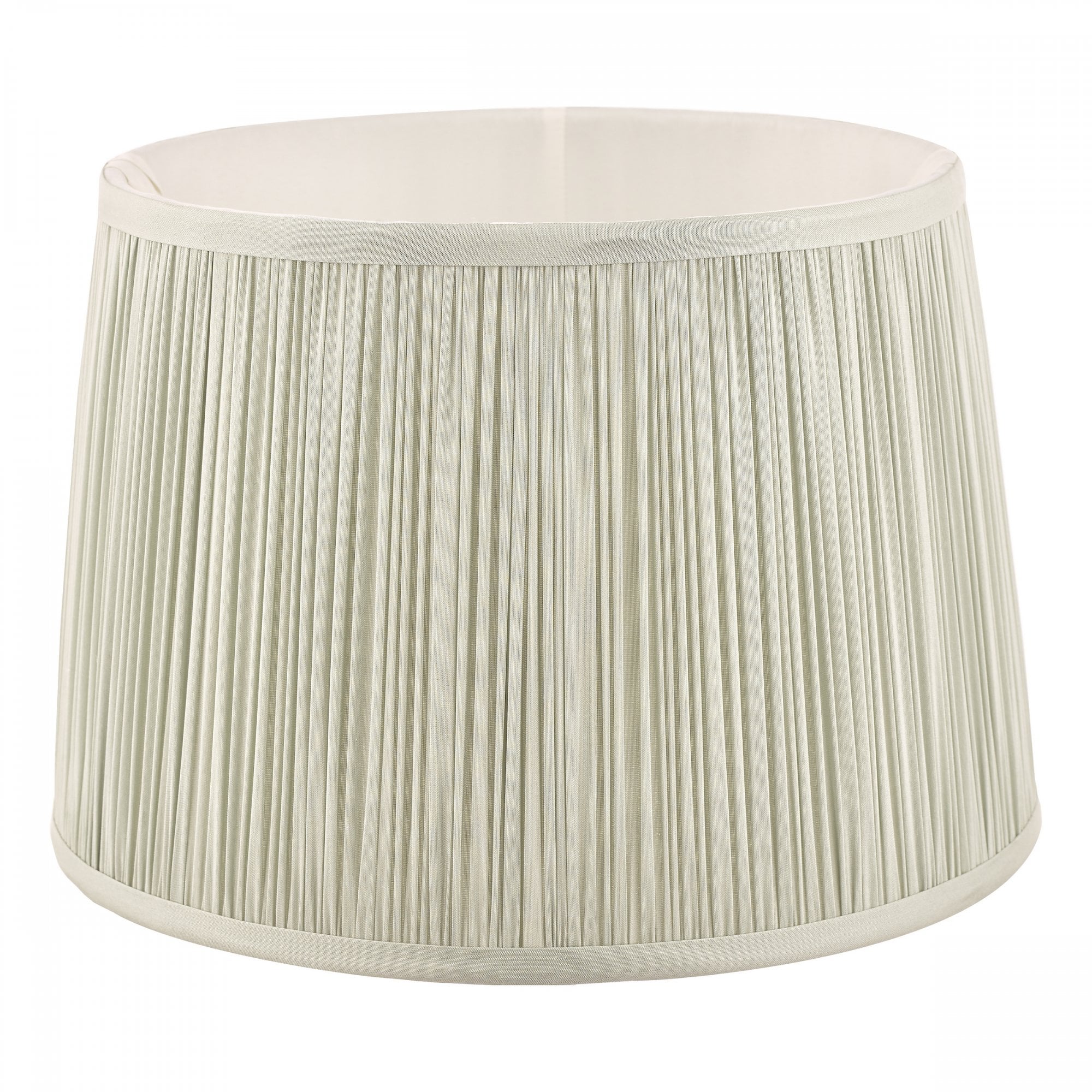 Hemsley Silk Shade In Sage Green Finish 25.5cm/10 inch LA3756117-Q