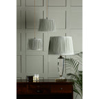 Hemsley Silk Shade In Sage Green Finish 25.5cm/10 inch LA3756117-Q