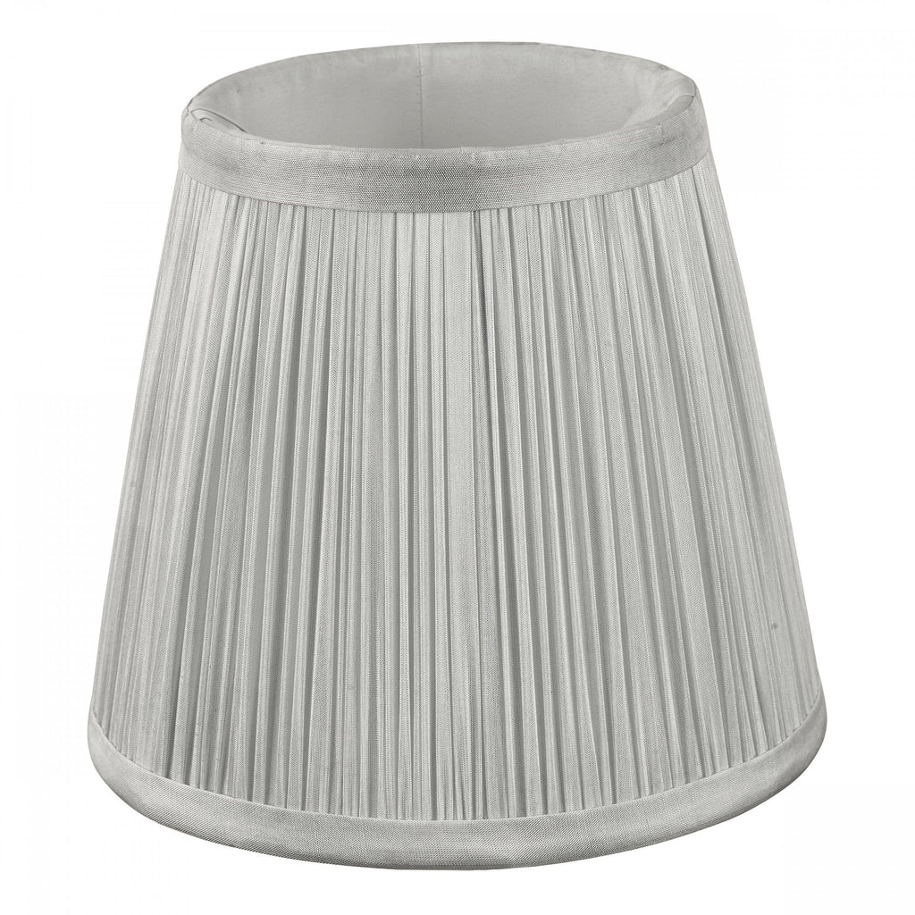 Hemsley Silk Shade In Silver Finish 14cm/5 inch LA3756100-Q