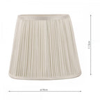 Hemsley Silk Candle Clip Shade In Cream Finish 14cm/5 inch LA3756103-Q